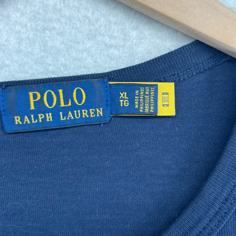 POLO RALPH LAUREN Shirt Mens XL PRL Polo Athletic Div Short Sleeve Cotton Blue